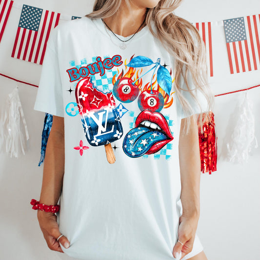 Boujee Red White Blue