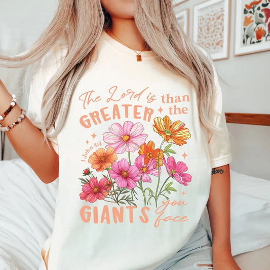 The Lord Is Greater Than The Giants You Face