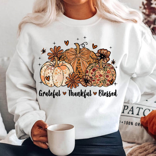 Grateful, Thankful, Blessed