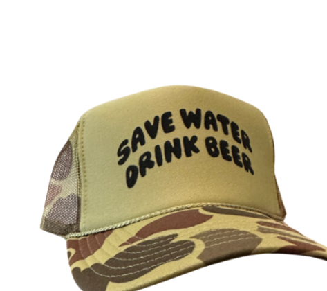 Save Water Drink Beer Trucker Hat